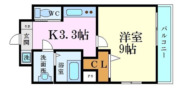 舟入幸町駅 徒歩2分 5階の物件間取画像